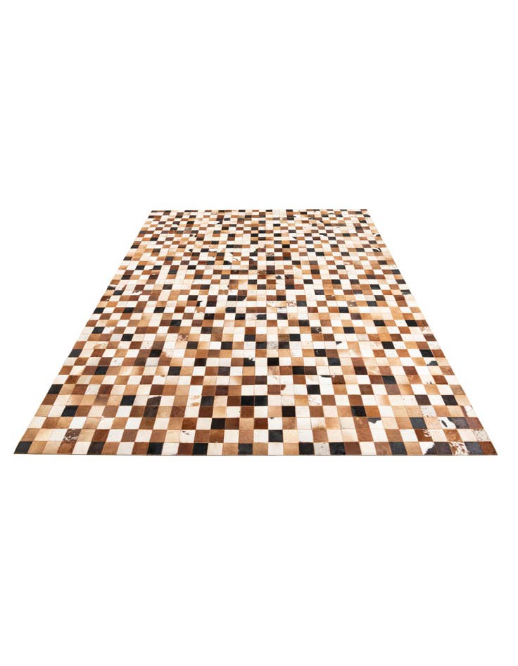 Detail image of 8' x 10' Cowhide Leather Rug