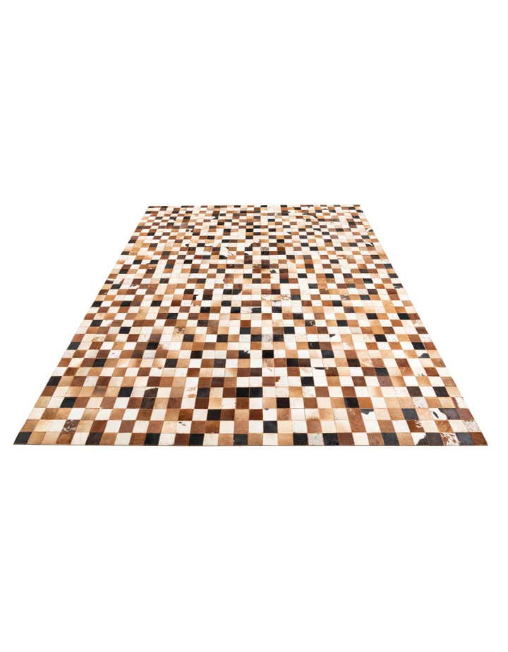 8' x 10' Cowhide Leather Rug