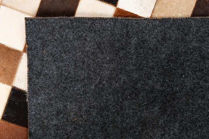 8' x 10' Cowhide Leather Rug