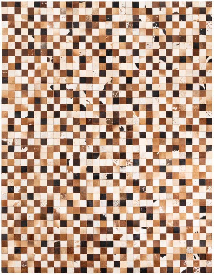 Detail image of 8' x 10' Cowhide Leather Rug