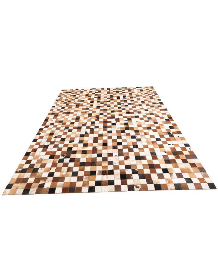 8' x 10' Cowhide Leather Rug