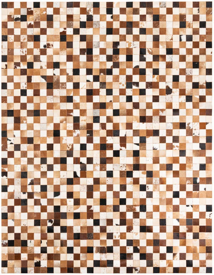 Detail image of 8' x 10' Cowhide Leather Rug