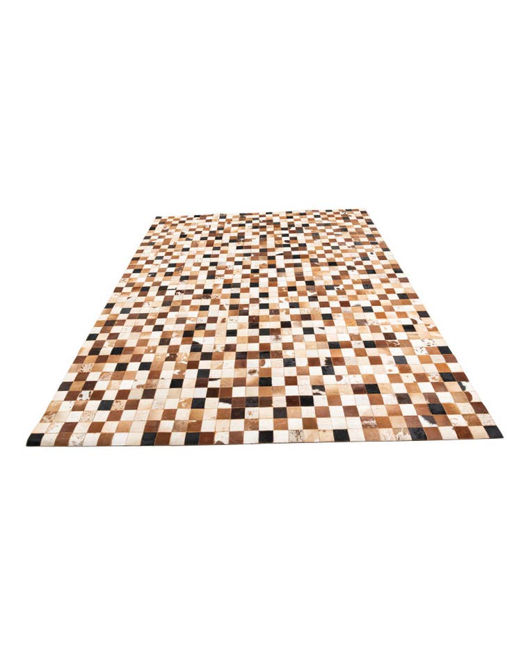 Detail image of 8' x 10' Cowhide Leather Rug