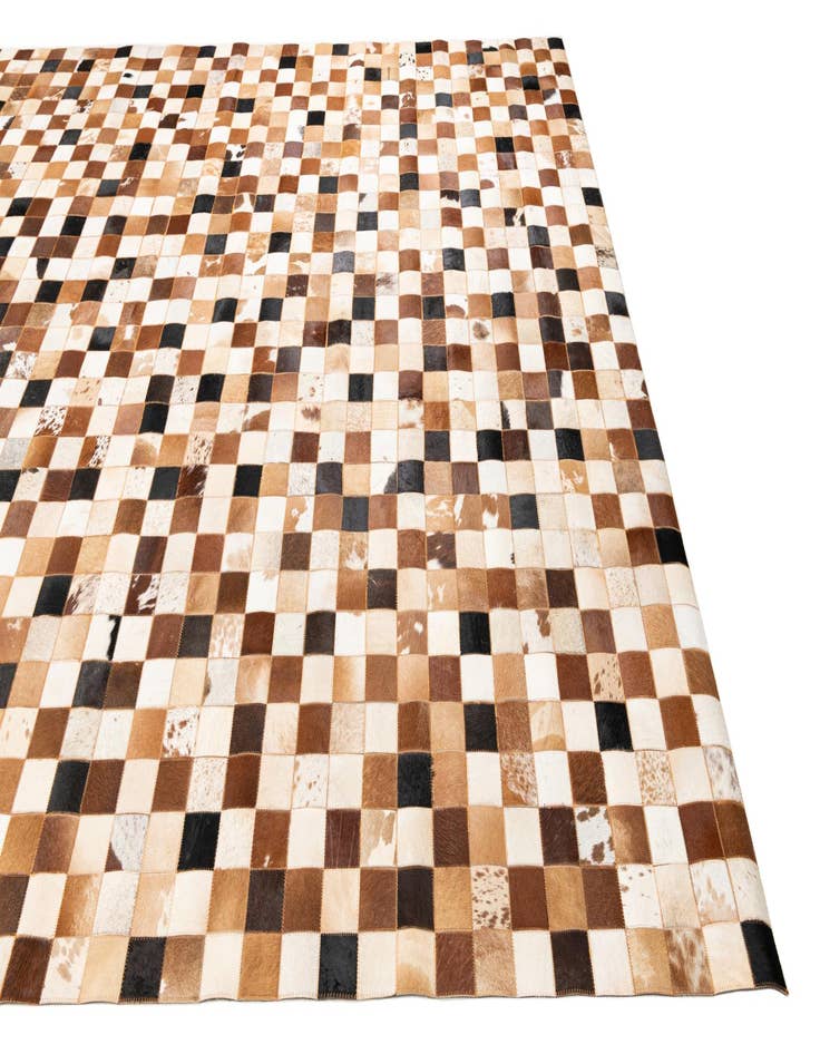 Detail image of 8' x 10' Cowhide Leather Rug