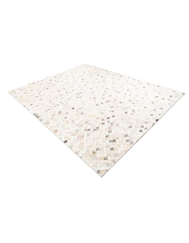 8' x 10' Cowhide Leather Rug