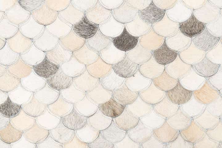 8' x 10' Cowhide Leather Rug