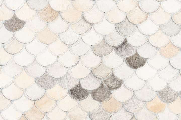 8' x 10' Cowhide Leather Rug