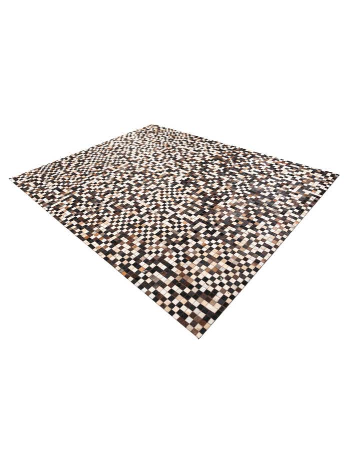 8' x 10' Cowhide Leather Rug