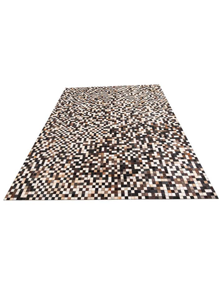 8' x 10' Cowhide Leather Rug