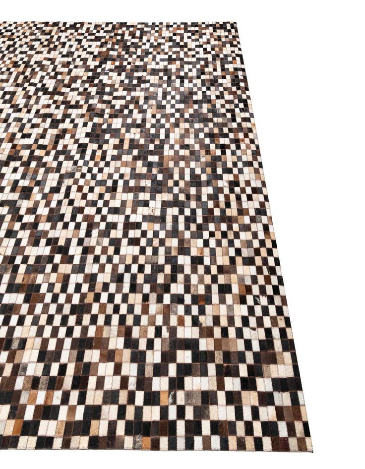 Detail image of 8' x 10' Cowhide Leather Rug