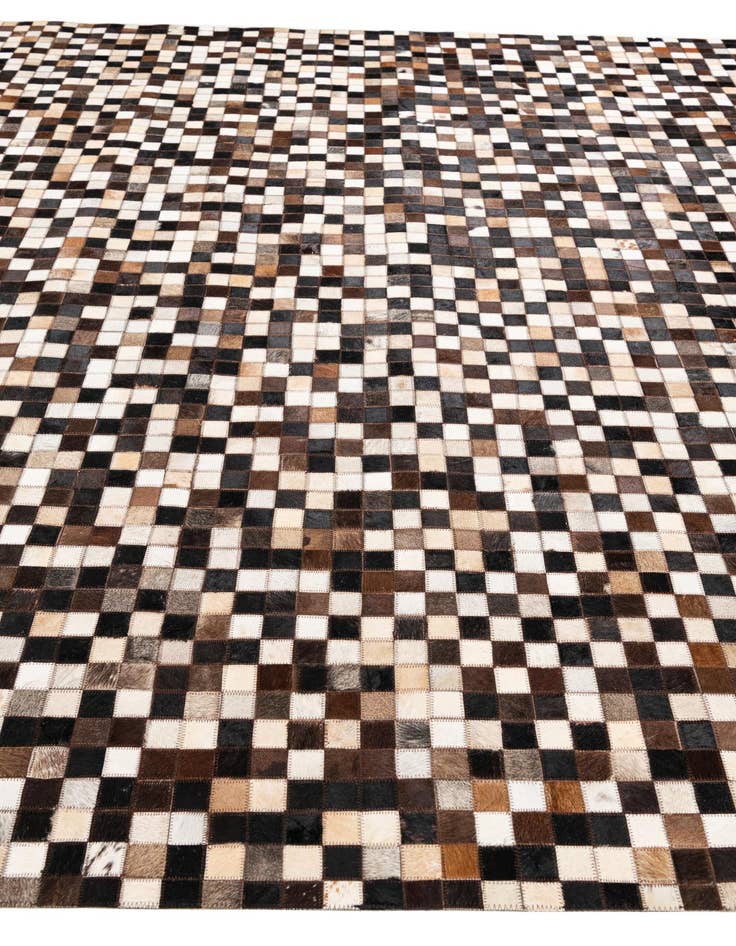 Detail image of 8' x 10' Cowhide Leather Rug