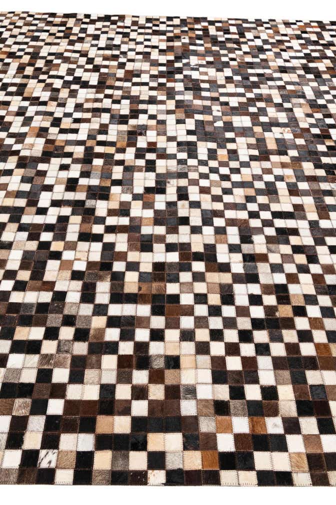 8' x 10' Cowhide Leather Rug