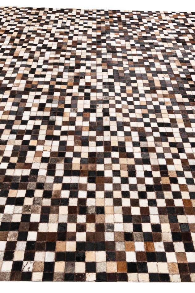 Detail image of 8' x 10' Cowhide Leather Rug