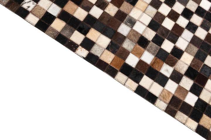 8' x 10' Cowhide Leather Rug