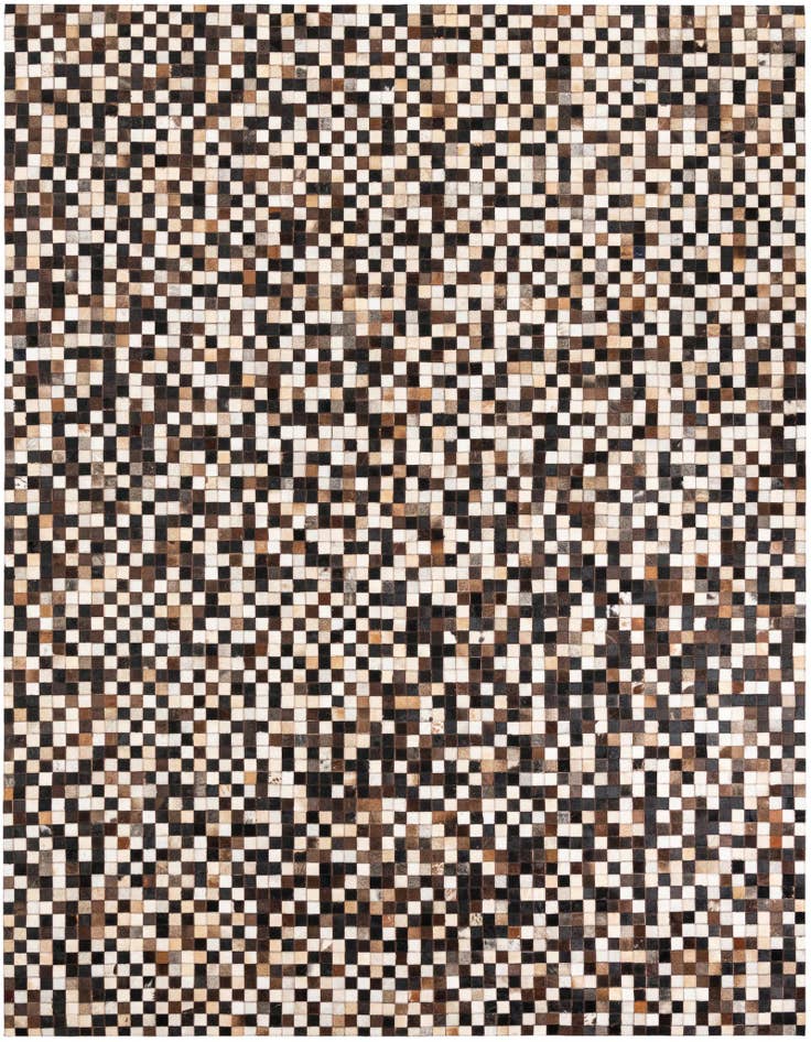 Detail image of 8' x 10' Cowhide Leather Rug