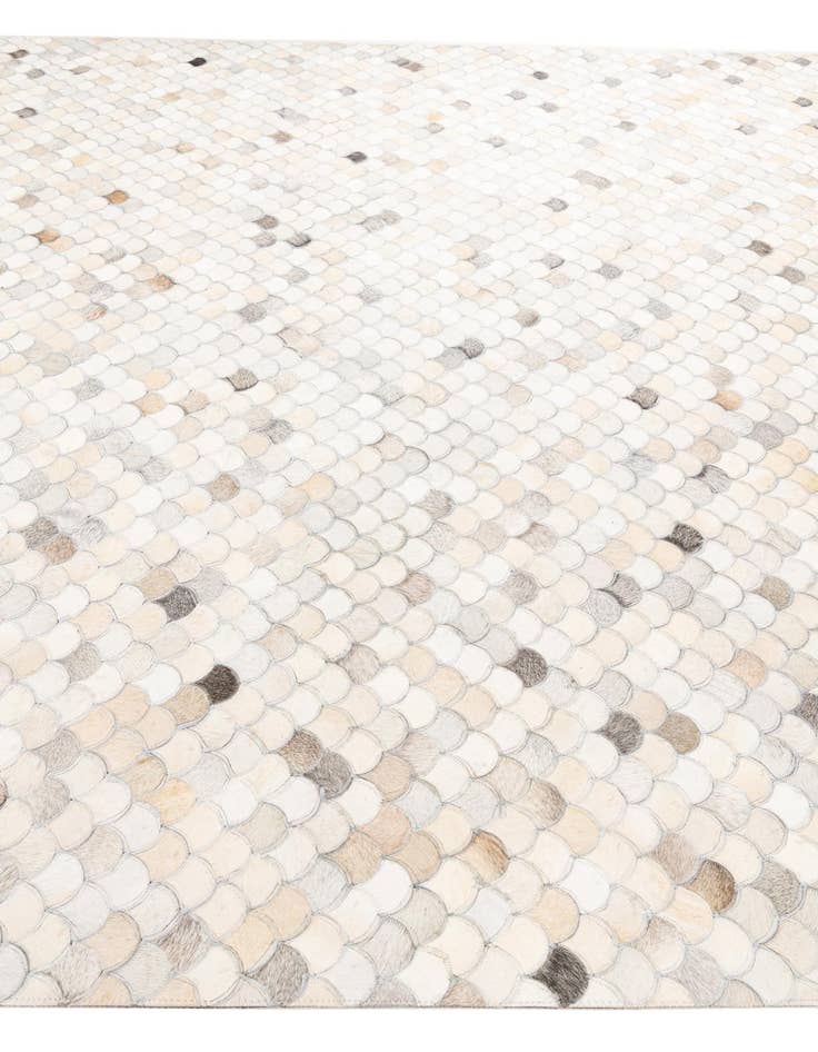 Detail image of 8' x 10' Cowhide Leather Rug