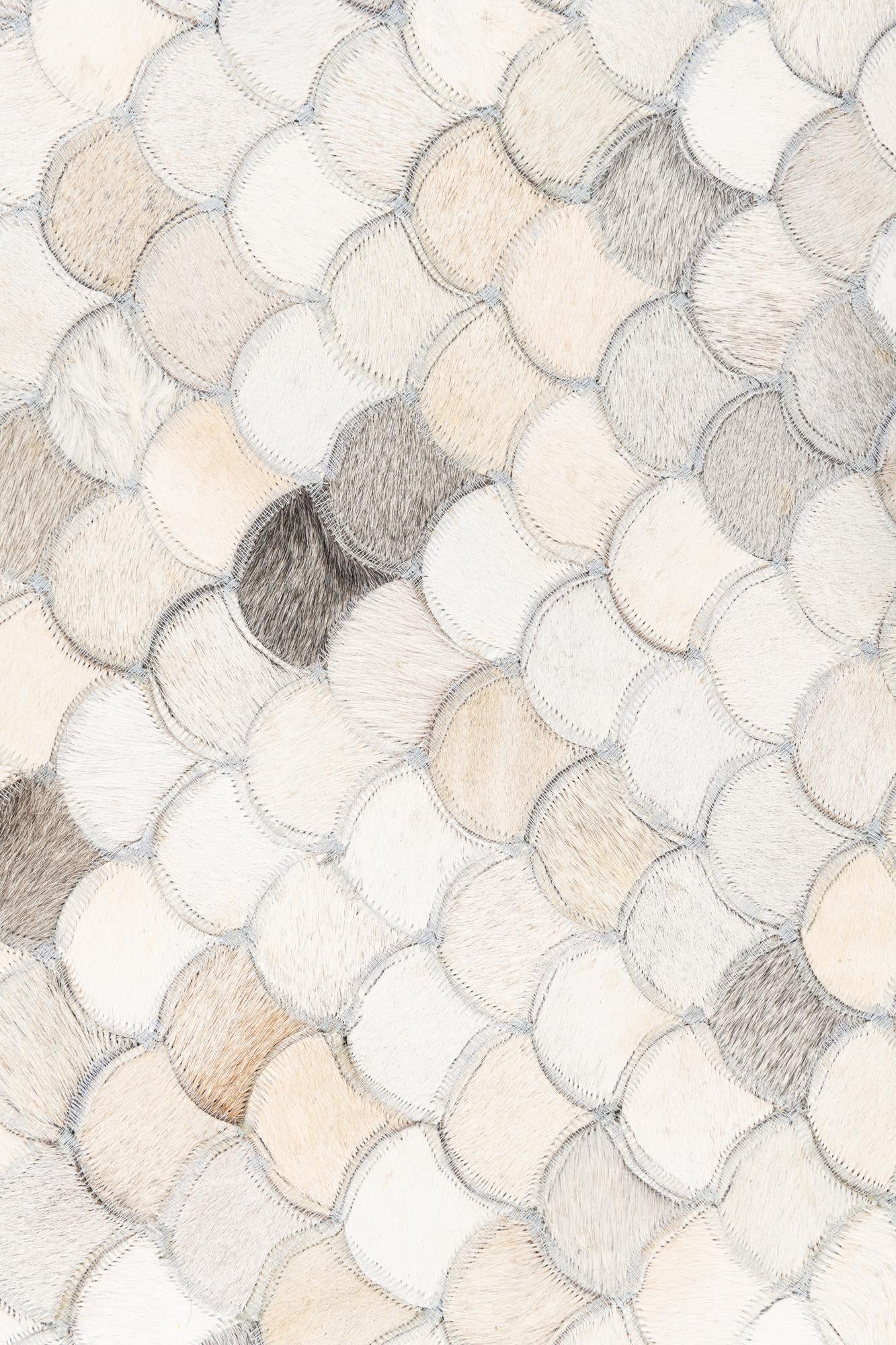 8' x 10' Cowhide Leather Rug
