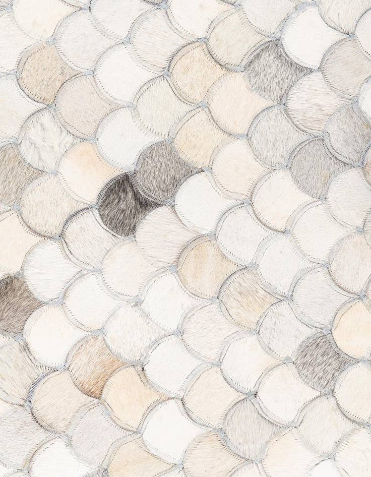 Detail image of 8' x 10' Cowhide Leather Rug