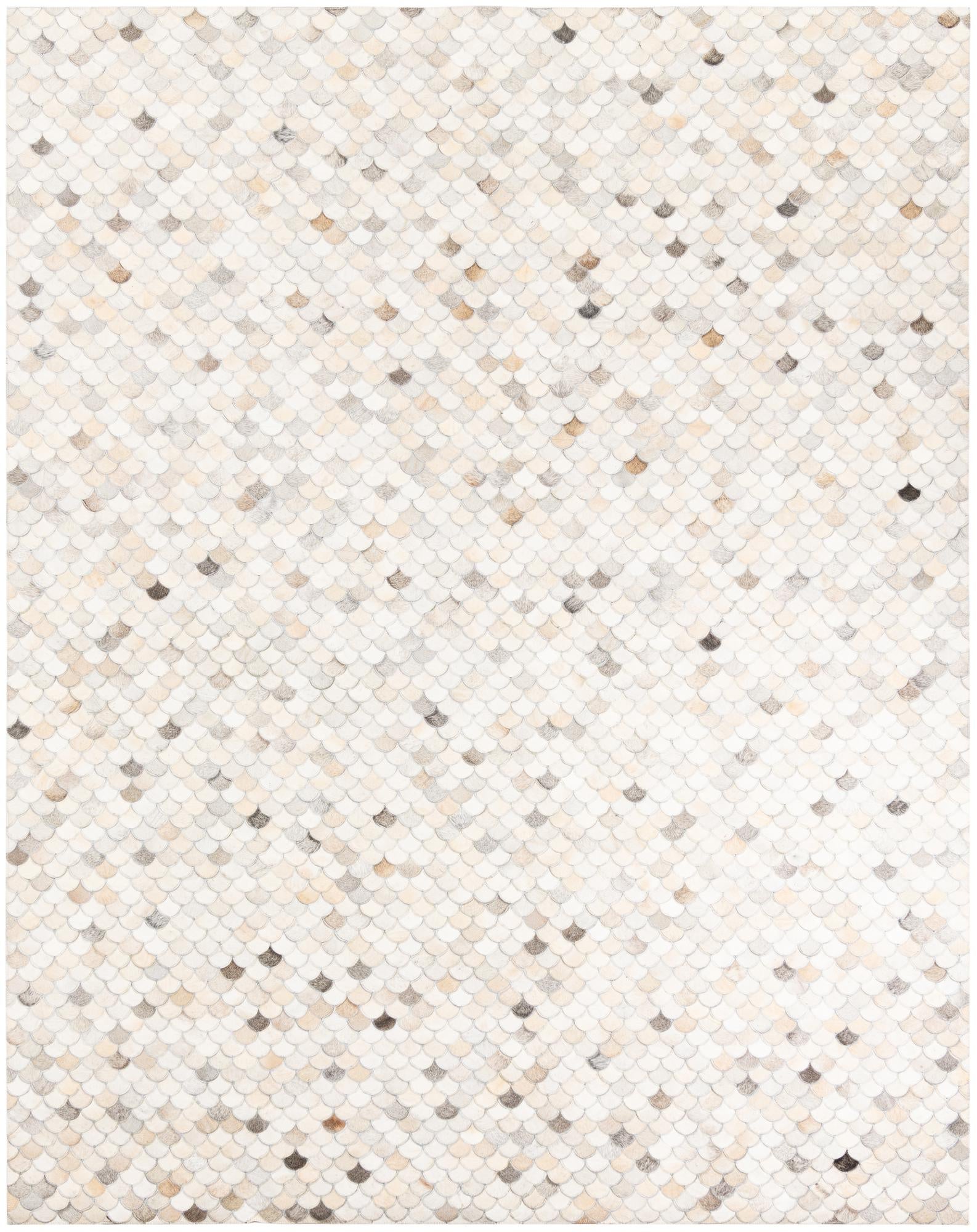 8' x 10' Cowhide Leather Rug