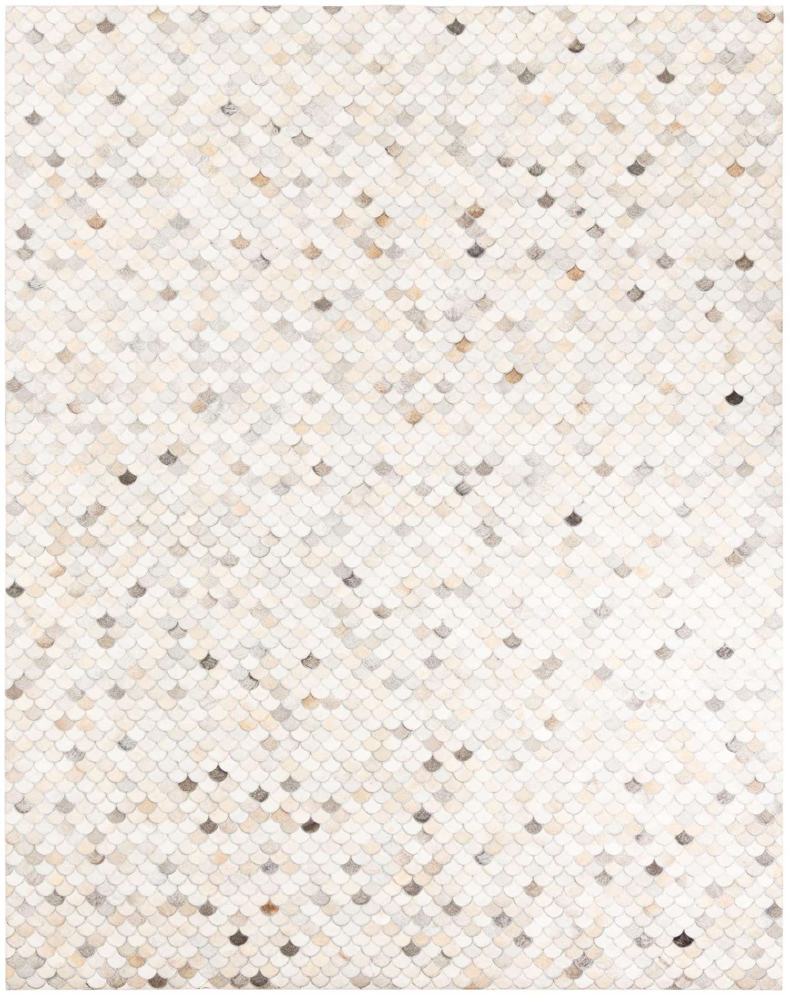 8' x 10' Cowhide Leather Rug