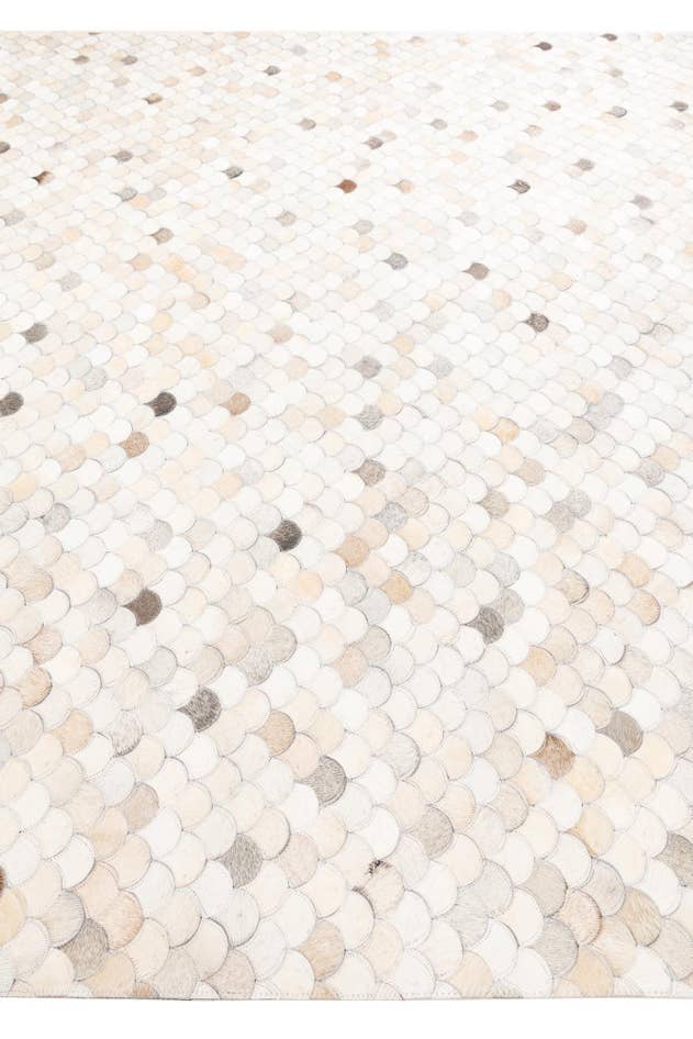 Detail image of 8' x 10' Cowhide Leather Rug