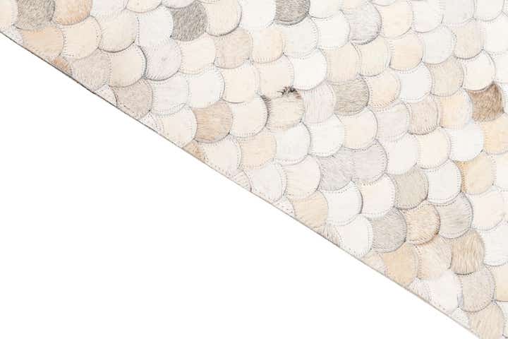 8' x 10' Cowhide Leather Rug