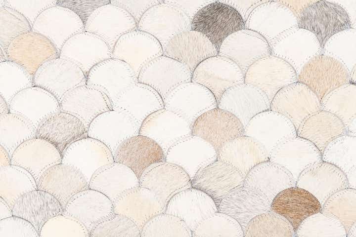 8' x 10' Cowhide Leather Rug