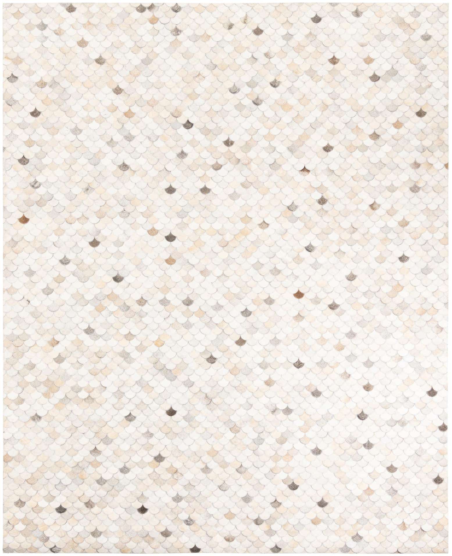 8' x 10' Cowhide Leather Rug