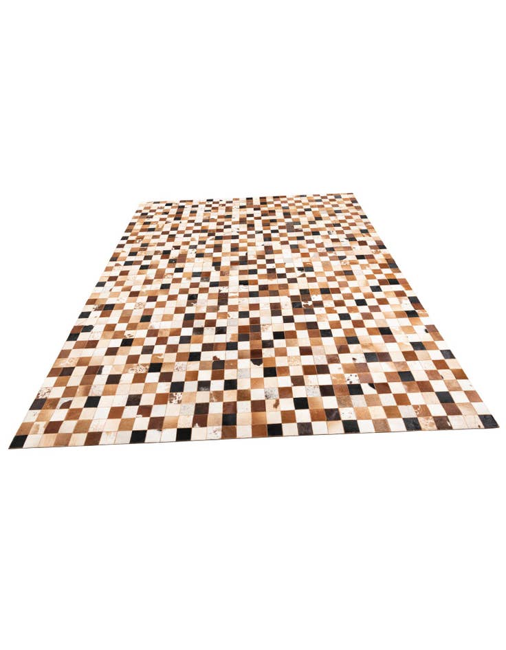 Detail image of 8' x 10' Cowhide Leather Rug