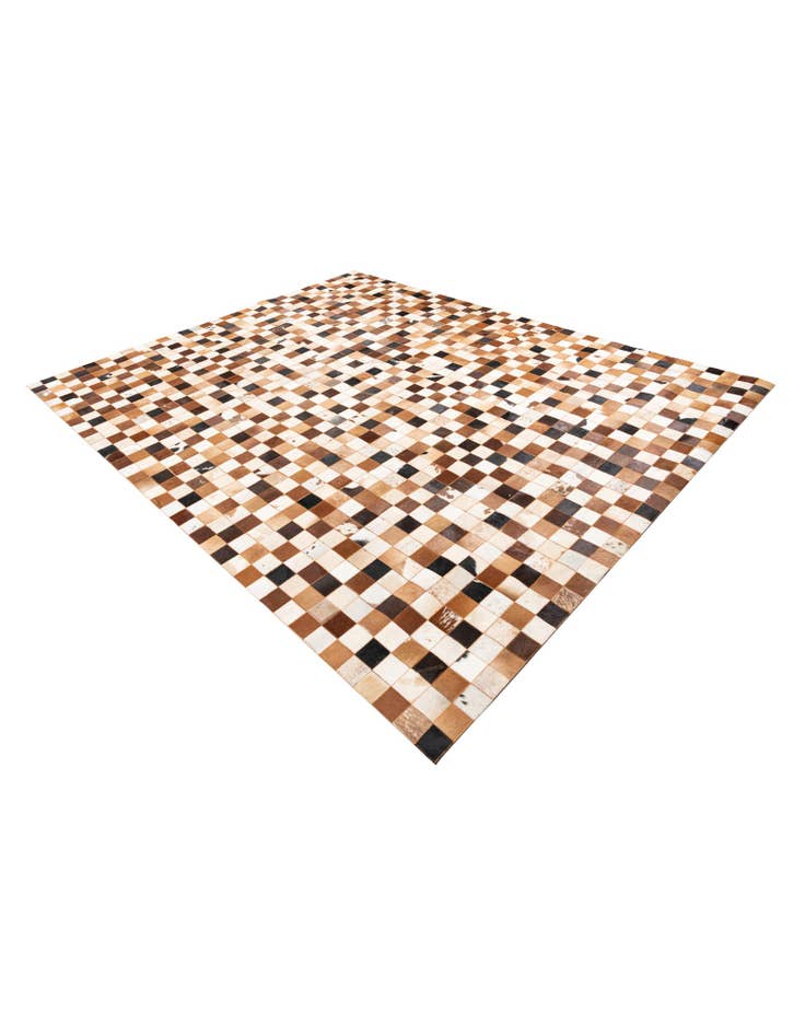 Detail image of 8' x 10' Cowhide Leather Rug