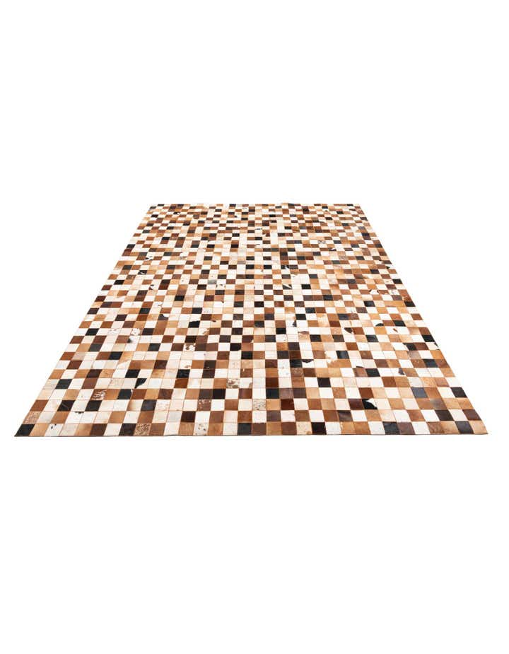 8' x 10' Cowhide Leather Rug