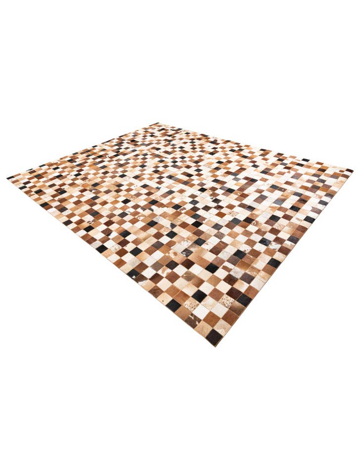 Detail image of 8' x 10' Cowhide Leather Rug