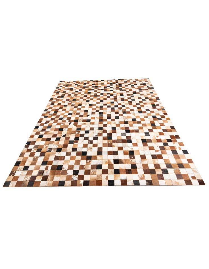 Detail image of 8' x 10' Cowhide Leather Rug