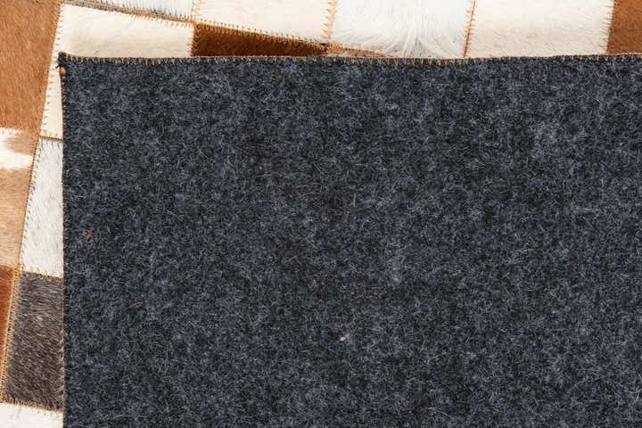 8' x 10' Cowhide Leather Rug