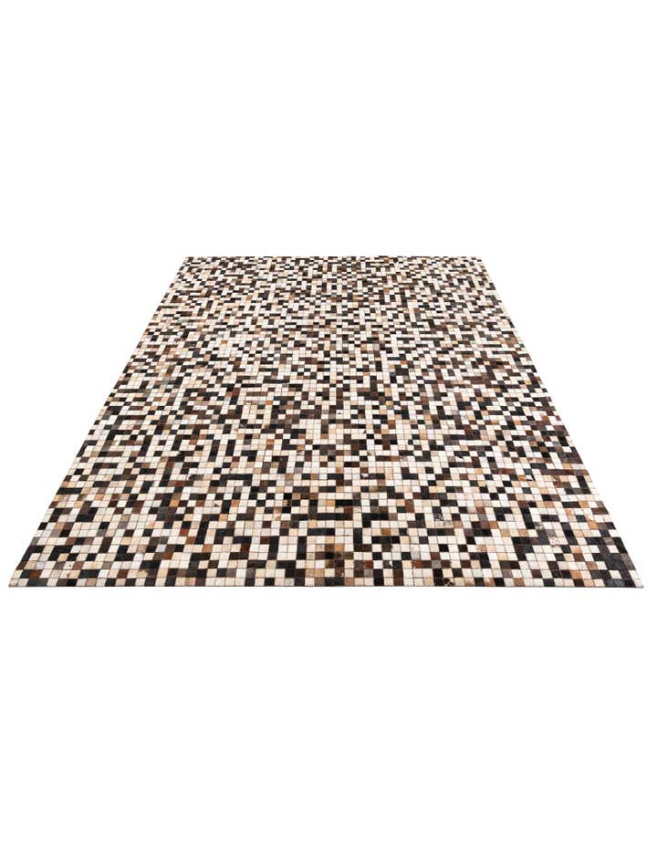 8' x 10' Cowhide Leather Rug