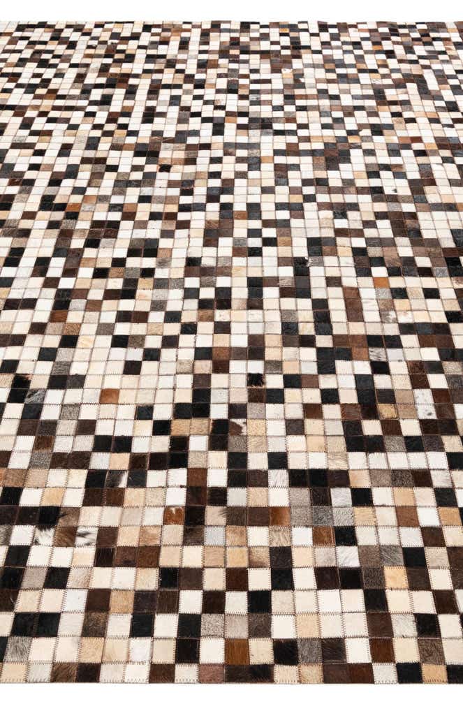 8' x 10' Cowhide Leather Rug