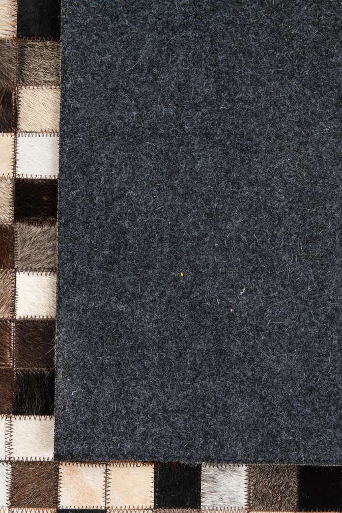 8' x 10' Cowhide Leather Rug