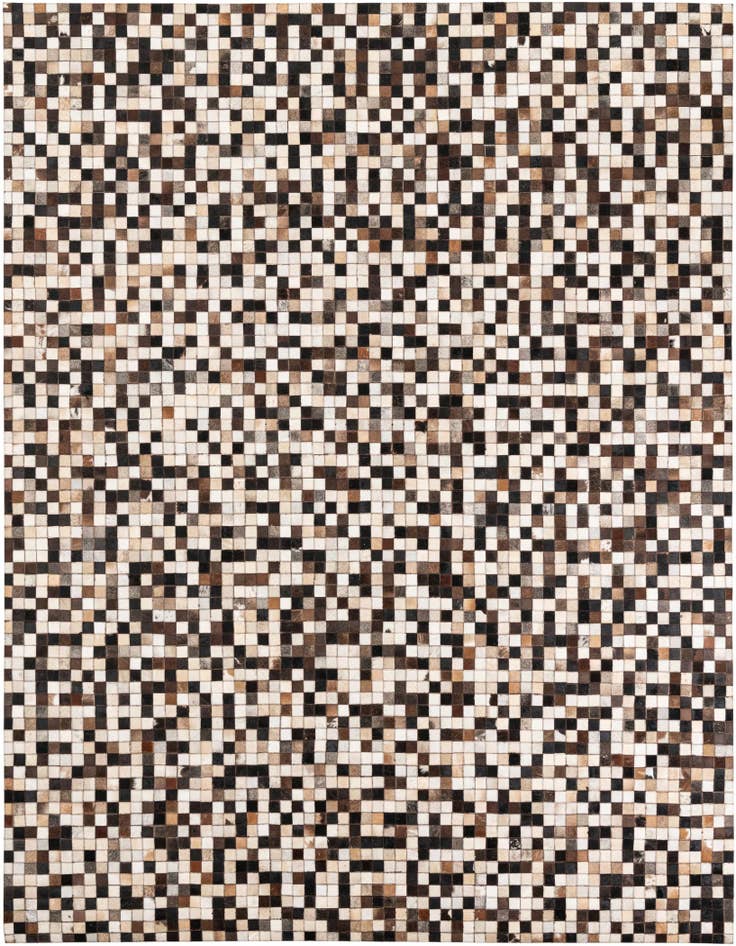 Detail image of 8' x 10' Cowhide Leather Rug