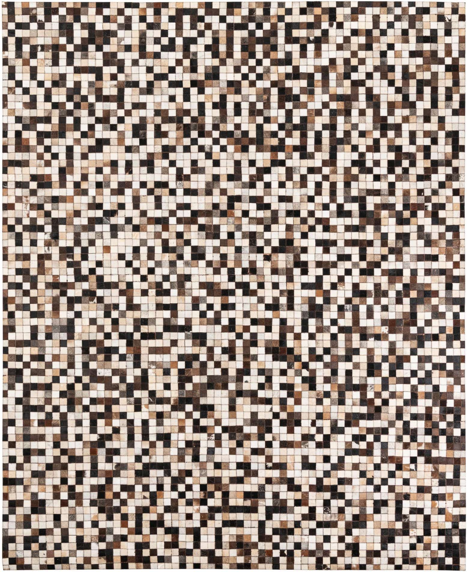 8' x 10' Cowhide Leather Rug
