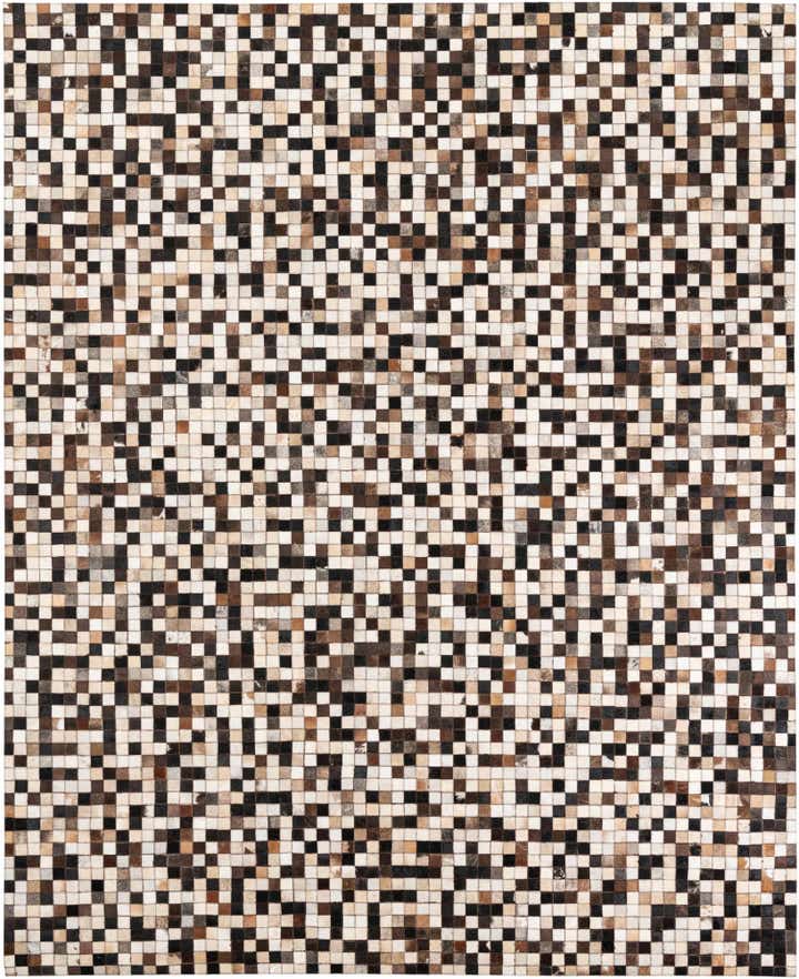 8' x 10' Cowhide Leather Rug