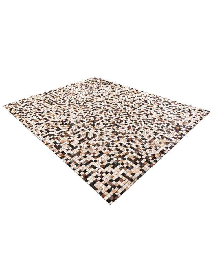 Detail image of 8' 2 x 10' Cowhide Leather Rug