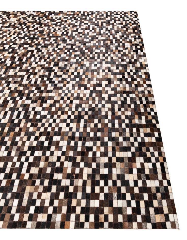 Detail image of 8' x 10' Cowhide Leather Rug