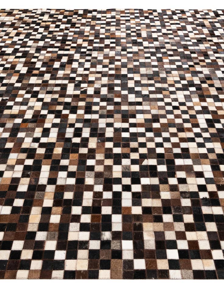 Detail image of 8' x 10' Cowhide Leather Rug