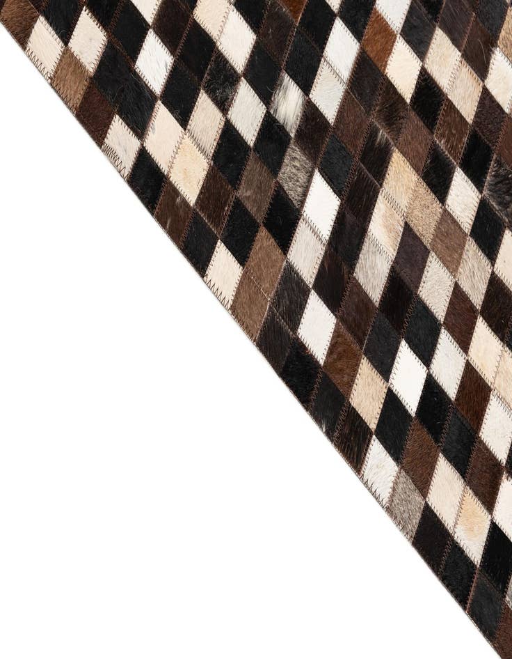 Detail image of 8' x 10' Cowhide Leather Rug