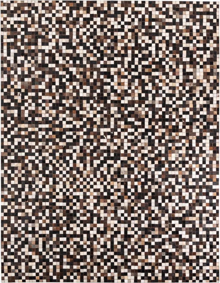 Detail image of 8' x 10' Cowhide Leather Rug