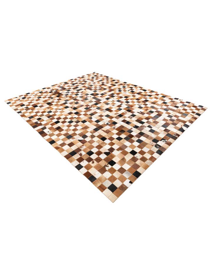 8' x 10' Cowhide Leather Rug