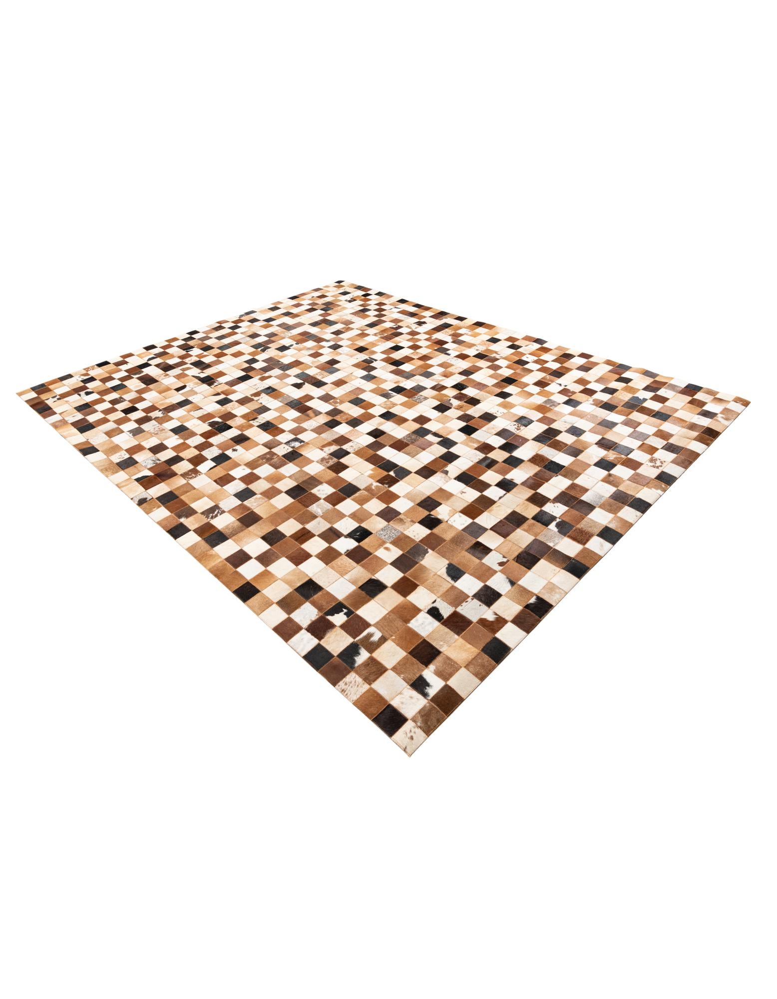 8' x 10' Cowhide Leather Rug
