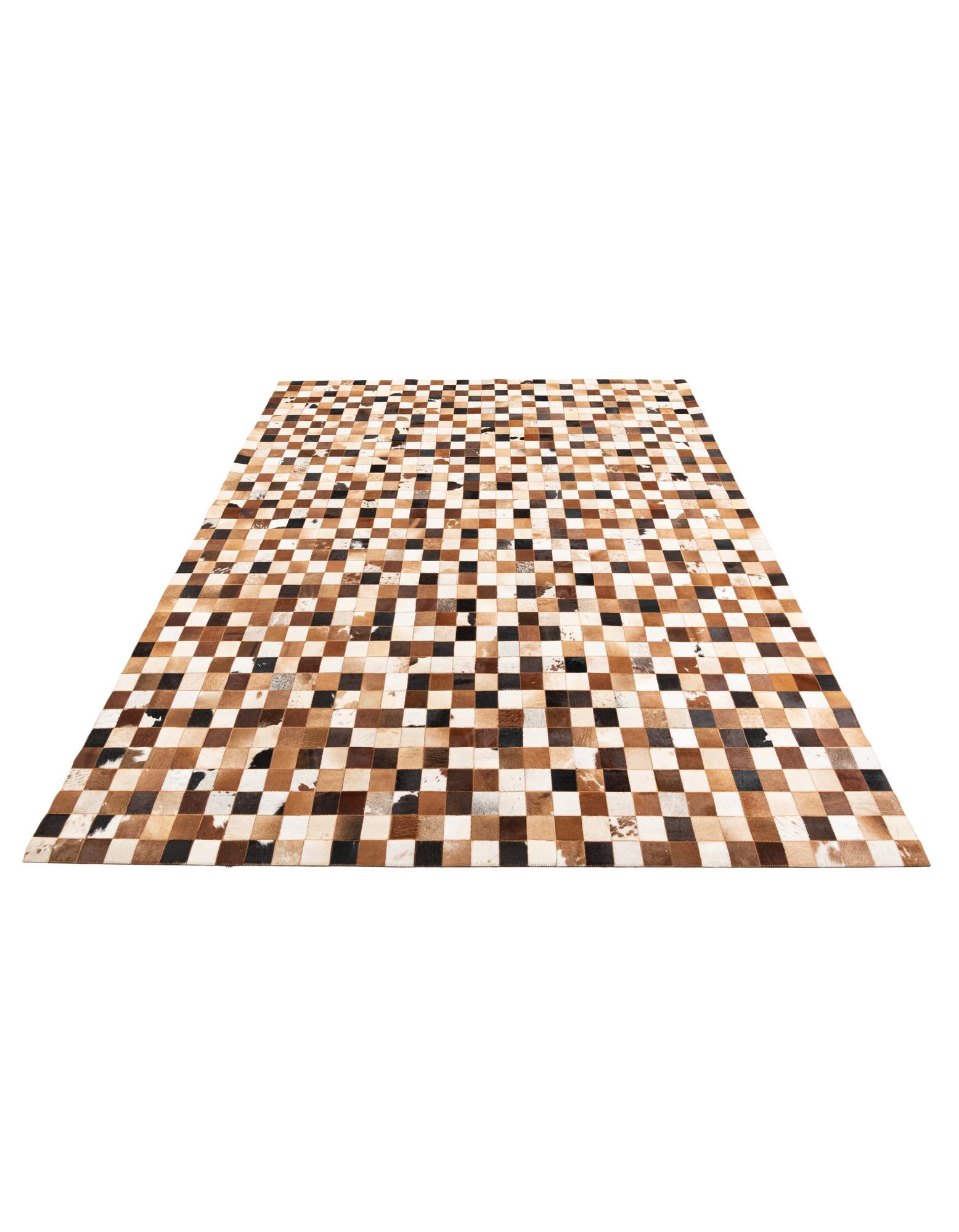 8' x 10' Cowhide Leather Rug