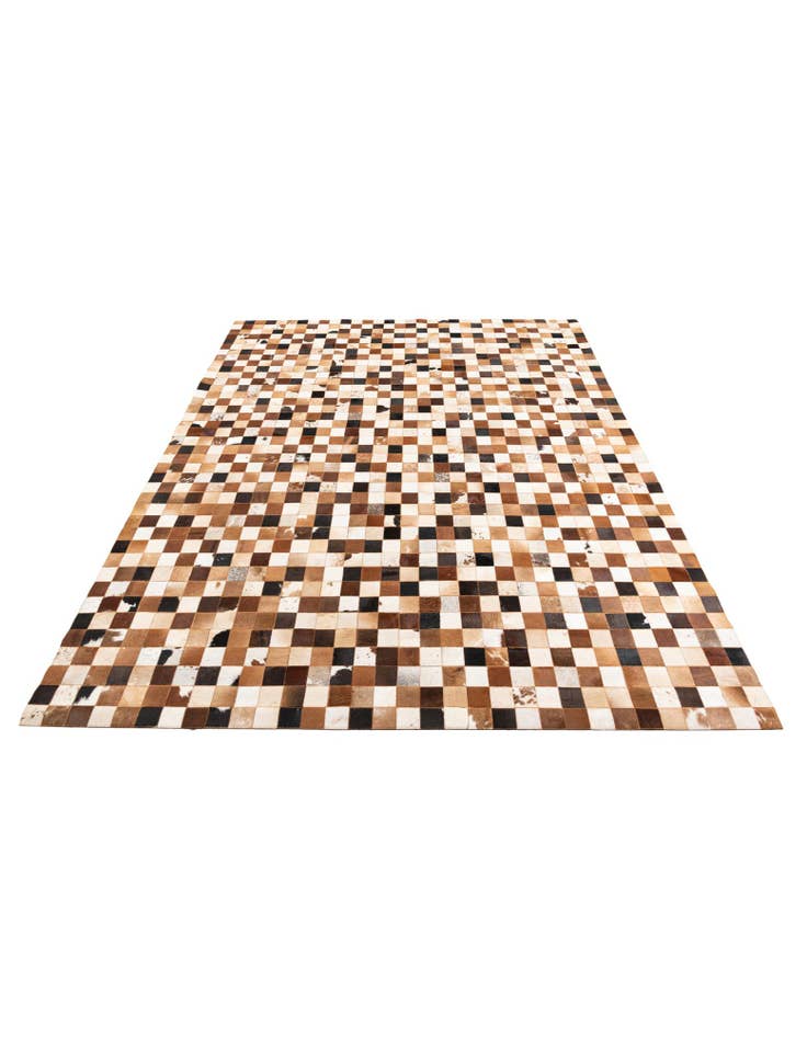 Detail image of 8' x 10' Cowhide Leather Rug