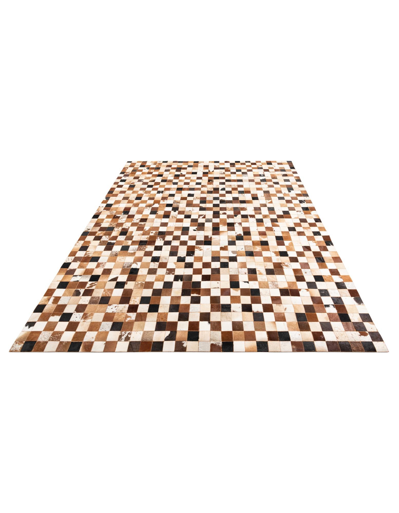 8' x 10' 2 Cowhide Leather Rug
